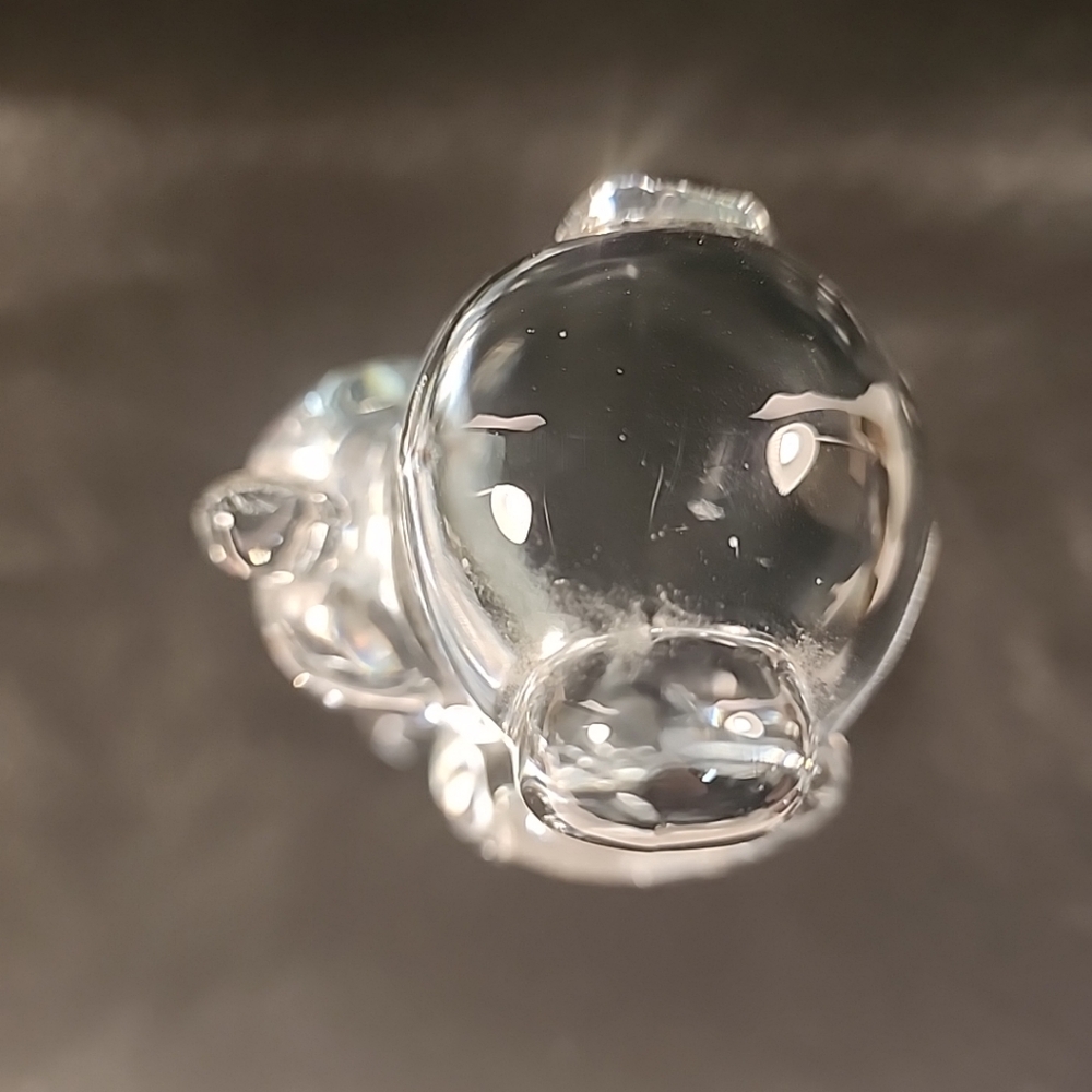 Mikasa Crystal Dog Puppy Paperweight Figurine Classic Friends 6.5" Hound Pup - Picture 5 of 11